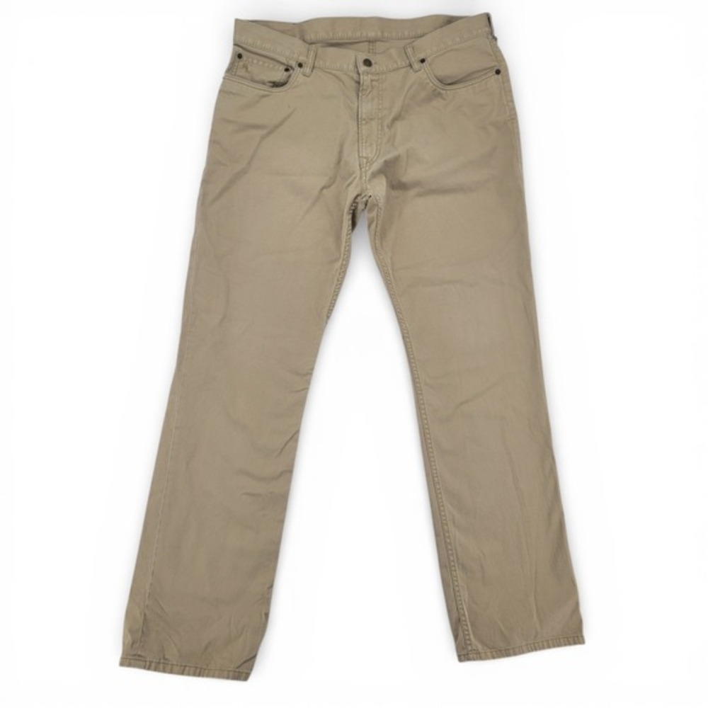 Polo Ralph Lauren Mens 38x34 Pants Cotton Khaki Tan Straight Casual Chino